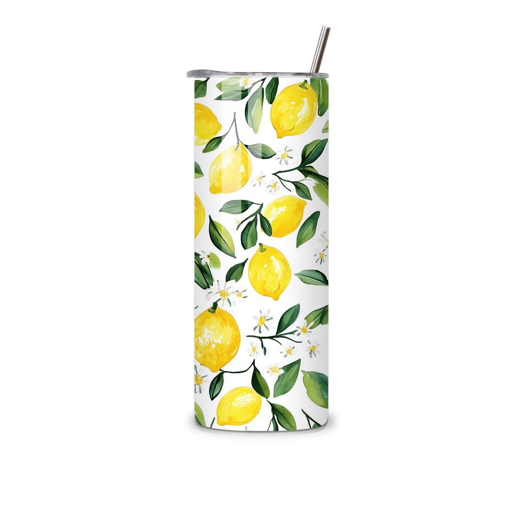 De Limon Celle tumbler brengt de zomer naar je toe! Herbruikbaar, duurzaam en stijlvol — perfect voor ijskoffie of limonade van Studio DSigns
