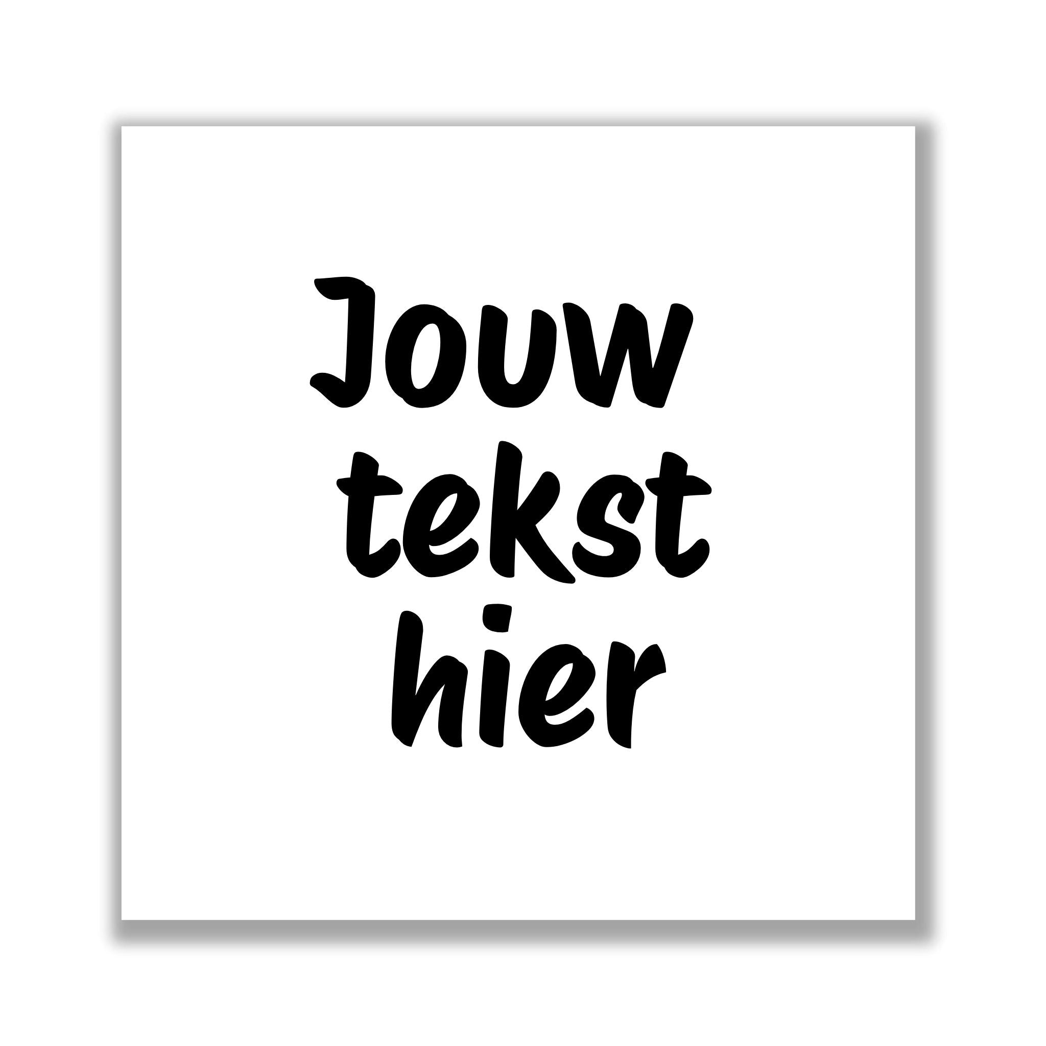 Tegel met eigen ontwerp en persoonlijke afbeelding _ Studio DSigns